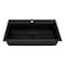 Ruvati 34-inch epiCube Granite Composite Workstation Matte Black Drop-in Topmount Kitchen Sink RVG1634BK - alternate 2